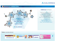 Desktop Screenshot of galderma.fr
