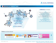 Tablet Screenshot of galderma.fr