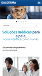 Mobile Screenshot of galderma.com.br