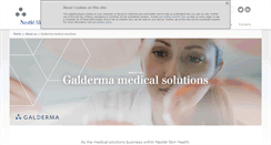 Desktop Screenshot of galderma.com